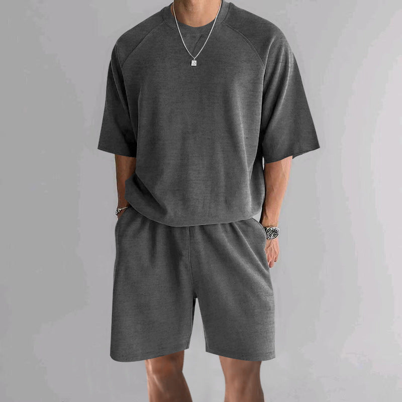 Comfortable sports suit for men with wide sleeves and an elastic waist Lune London