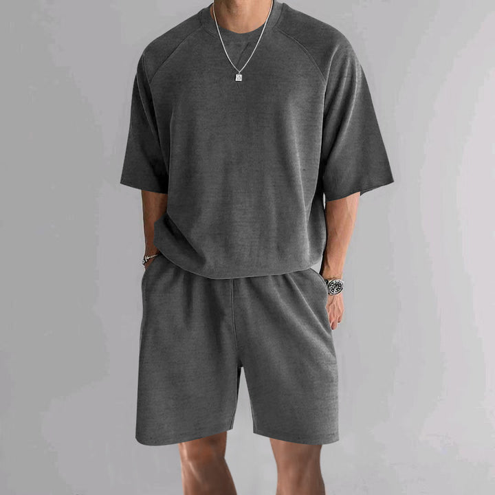 Comfortable sports suit for men with wide sleeves and an elastic waist Lune London