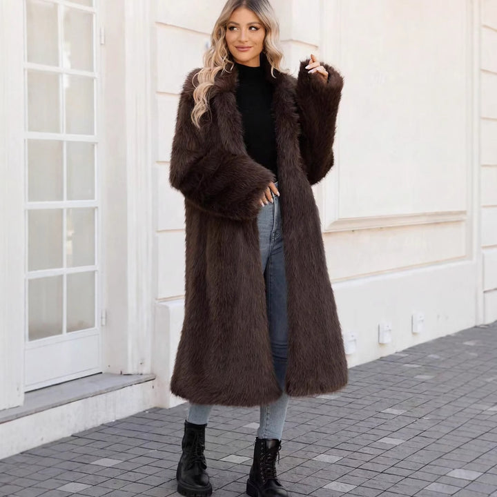 Ladies Long Trendy Chic Coat and Style