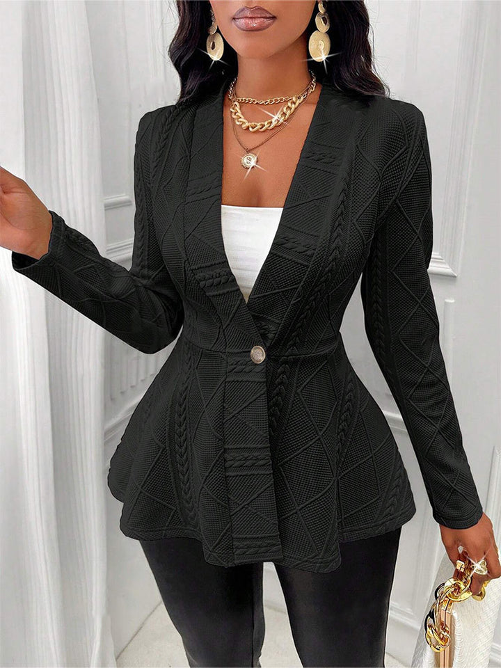 Elegant blazer jacket for women with structured design and fitted silhouette Lune London