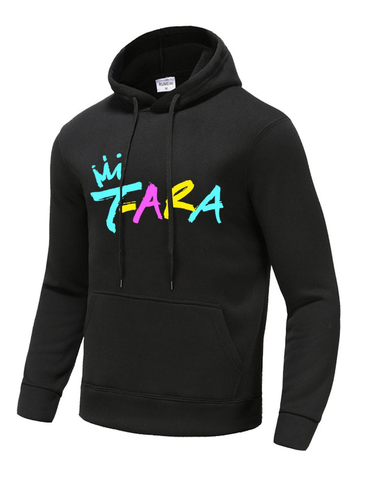 Men's comfortable hooded sweatshirt with creative color mix print Lune London
