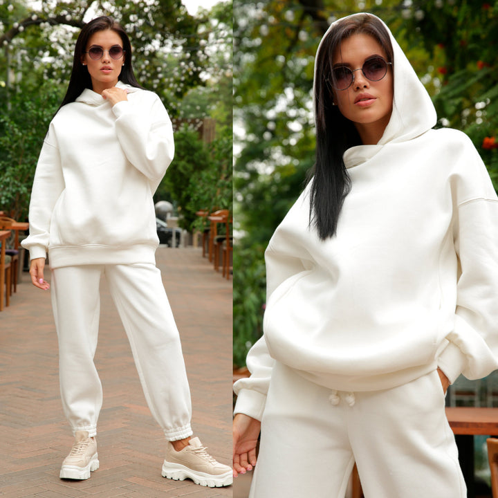 Ensemble de Sweat à Capuche Sportif pour Femmes et Pantalons de Jogging Chic & Stil