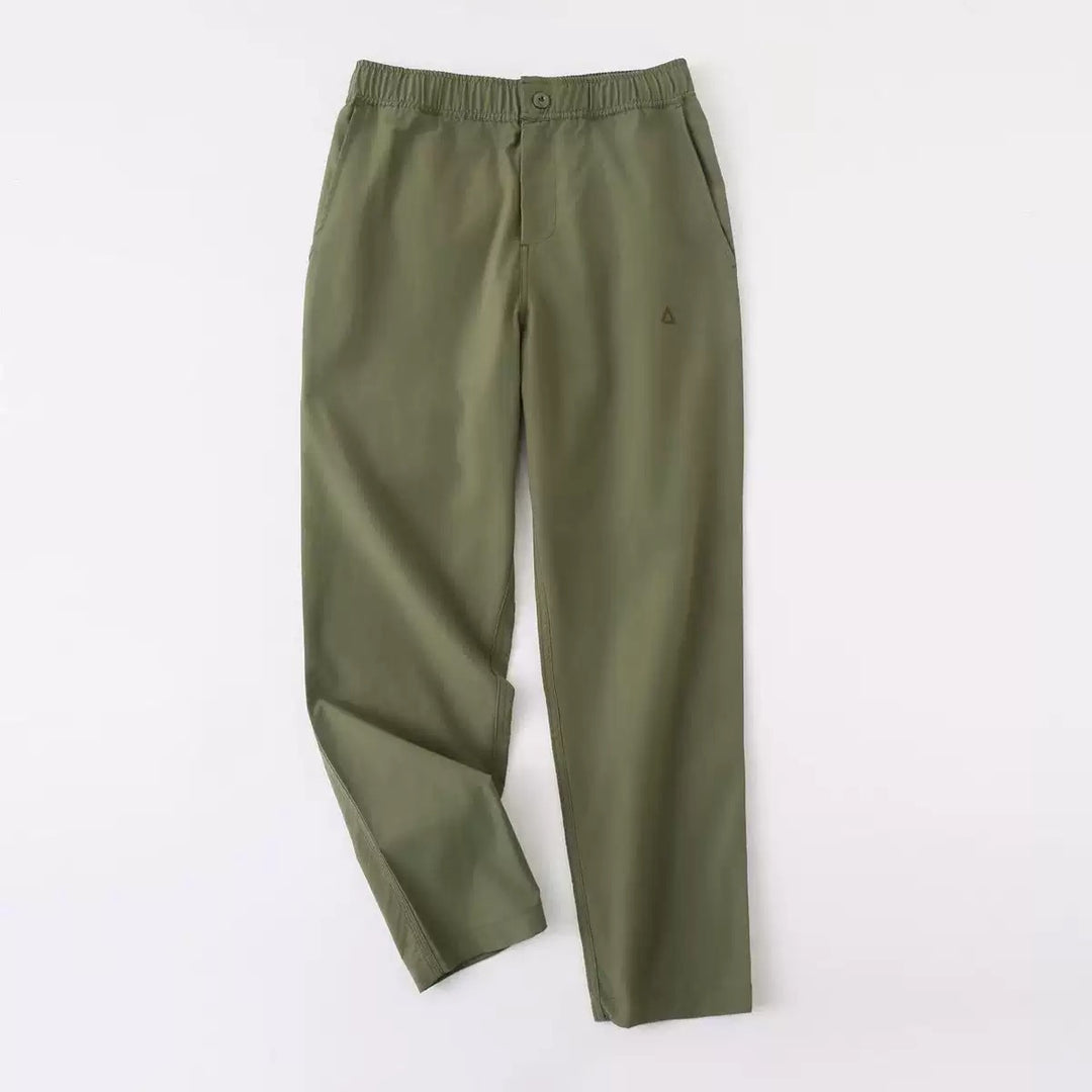 Pantalon de loisirs fonctionnel pour femmes avec taille élastique et poches latérales Chic & Stil