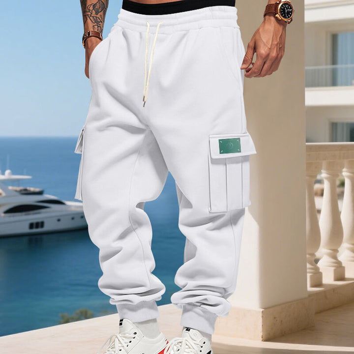 Comfortable cargo jogger pants for men with functional pockets Lune London