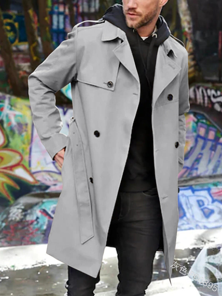 Men's Trench Coat with Classic Style Lune London