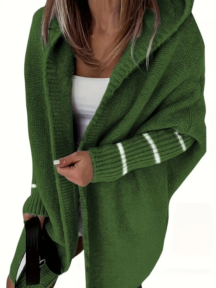 Lune London | Women Cozy Cardigan with Hood and Loose-Fitting Design