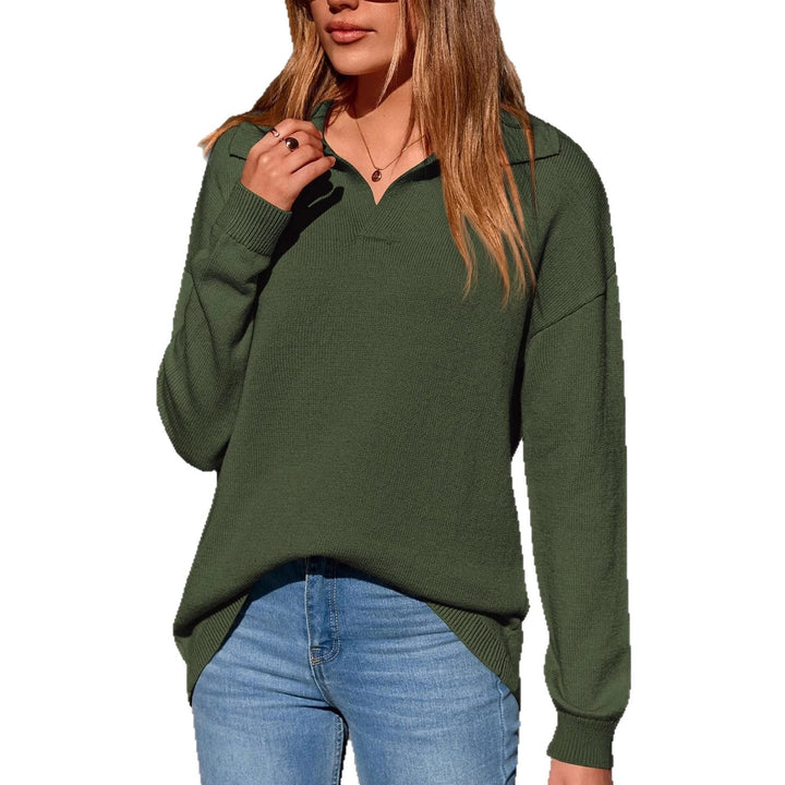 Lune London casual polo sweater for women