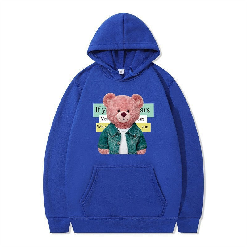 Women Hoodie with cute bear motif Chic & Stil