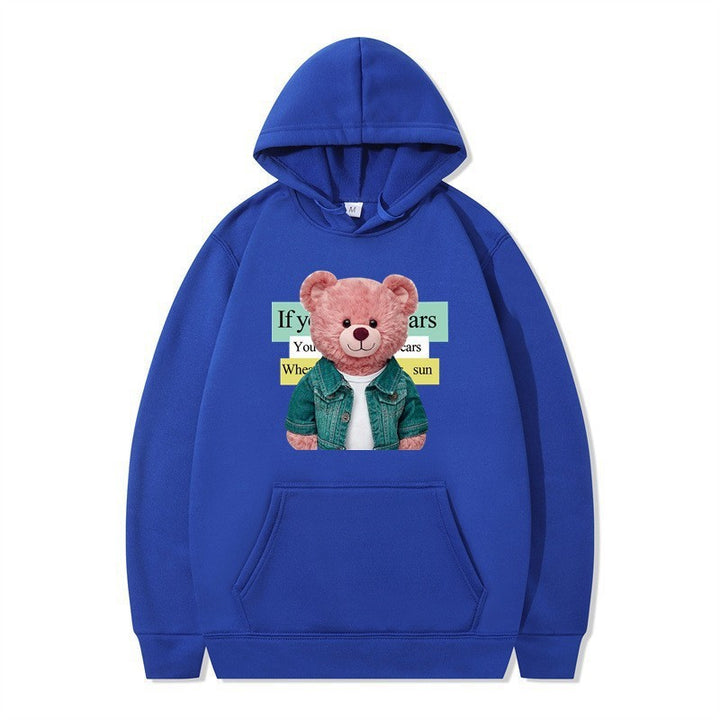 Women Hoodie with cute bear motif Chic & Stil
