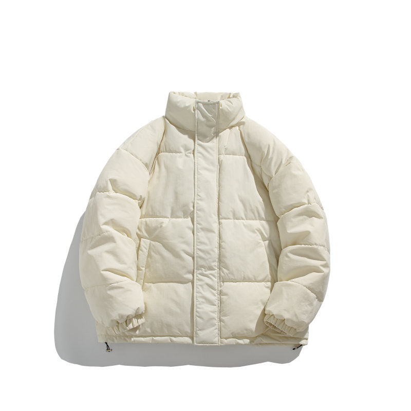 Ladies quilted winter jacket with high collar Lune London