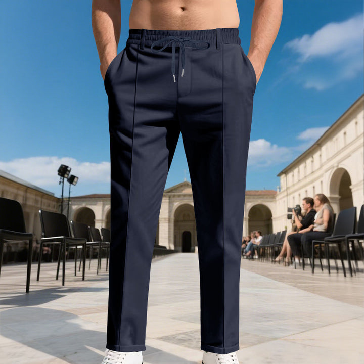 Lune London Elegant leisure pants for men with elastic waistband