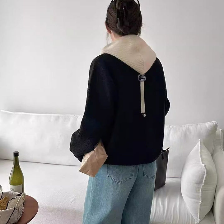 Veste matelassée à la mode pour femmes avec capuche et double zip Chic & Stil
