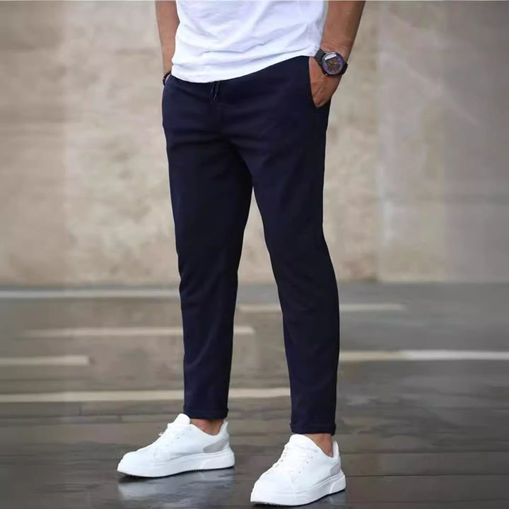 Casual chino pants for men with elastic waist Lune London