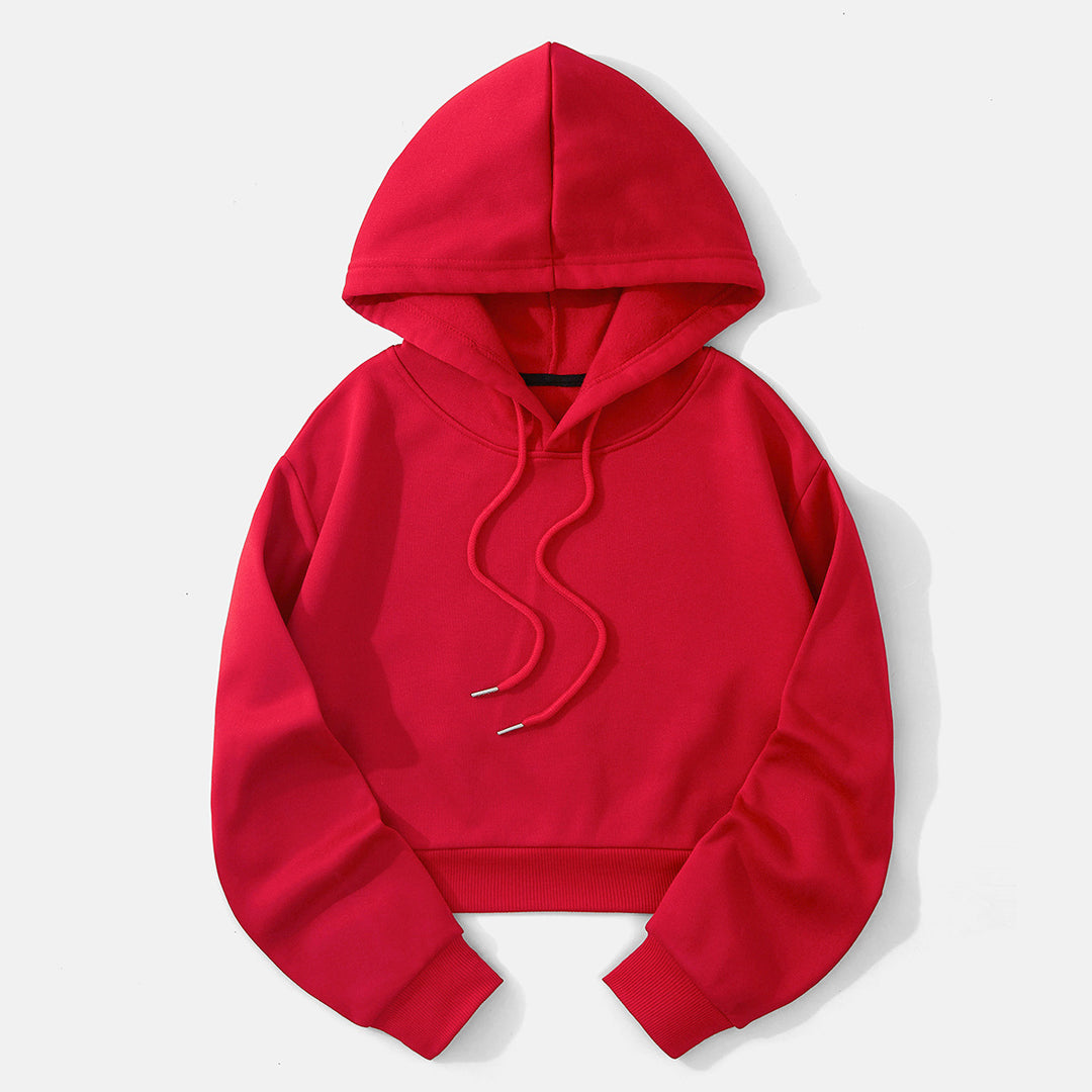 Lune London Casual Cropped Hoodie for Women