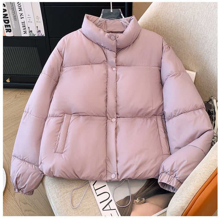 Short quilted jacket for women with elastic cuffs and a drawstring Lune London
