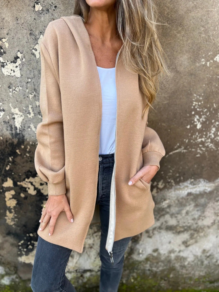 Lune London | Hoodie - Relaxed Fit - Zipper - Mid-length with pockets