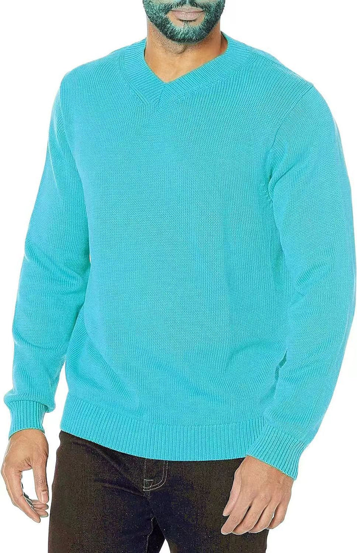 V-neck knit sweater for men Lune London