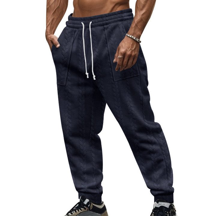 Casual men's sweatpants with textured design Lune London
