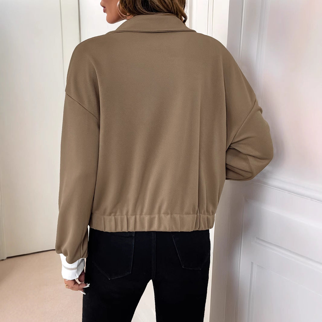 Casual oversized jacket for women with practical pockets Lune London