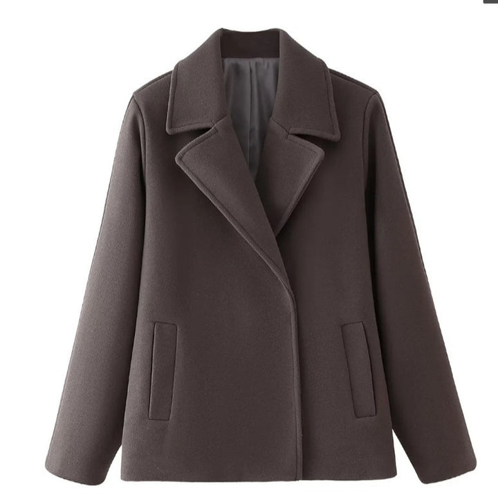 Ladies elegant wool jacket in classic oversized cut Lune London