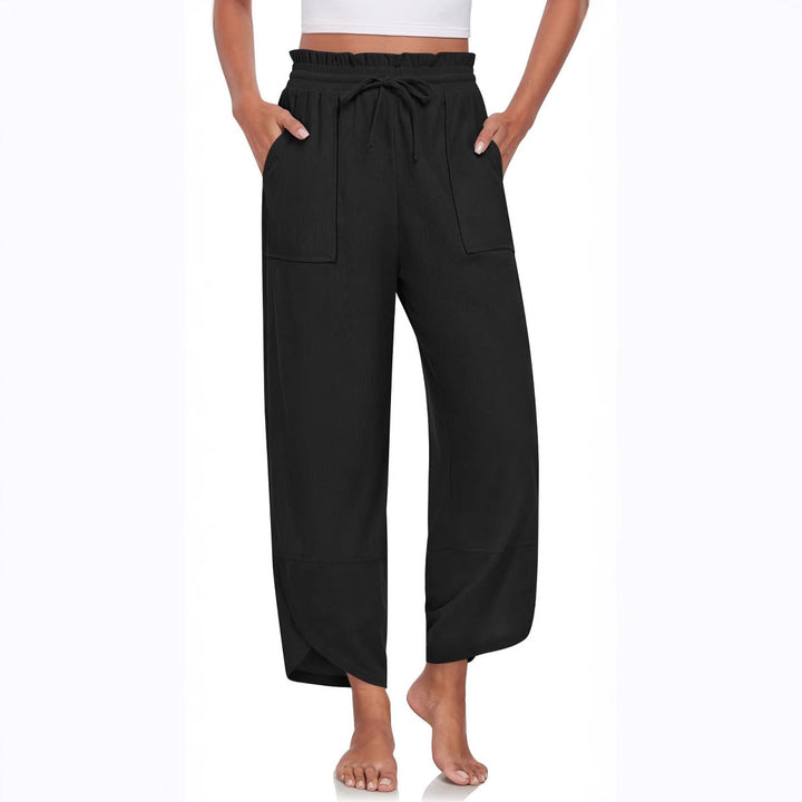 Elegant and lightweight palazzo pants for women with a wide fit Lune London