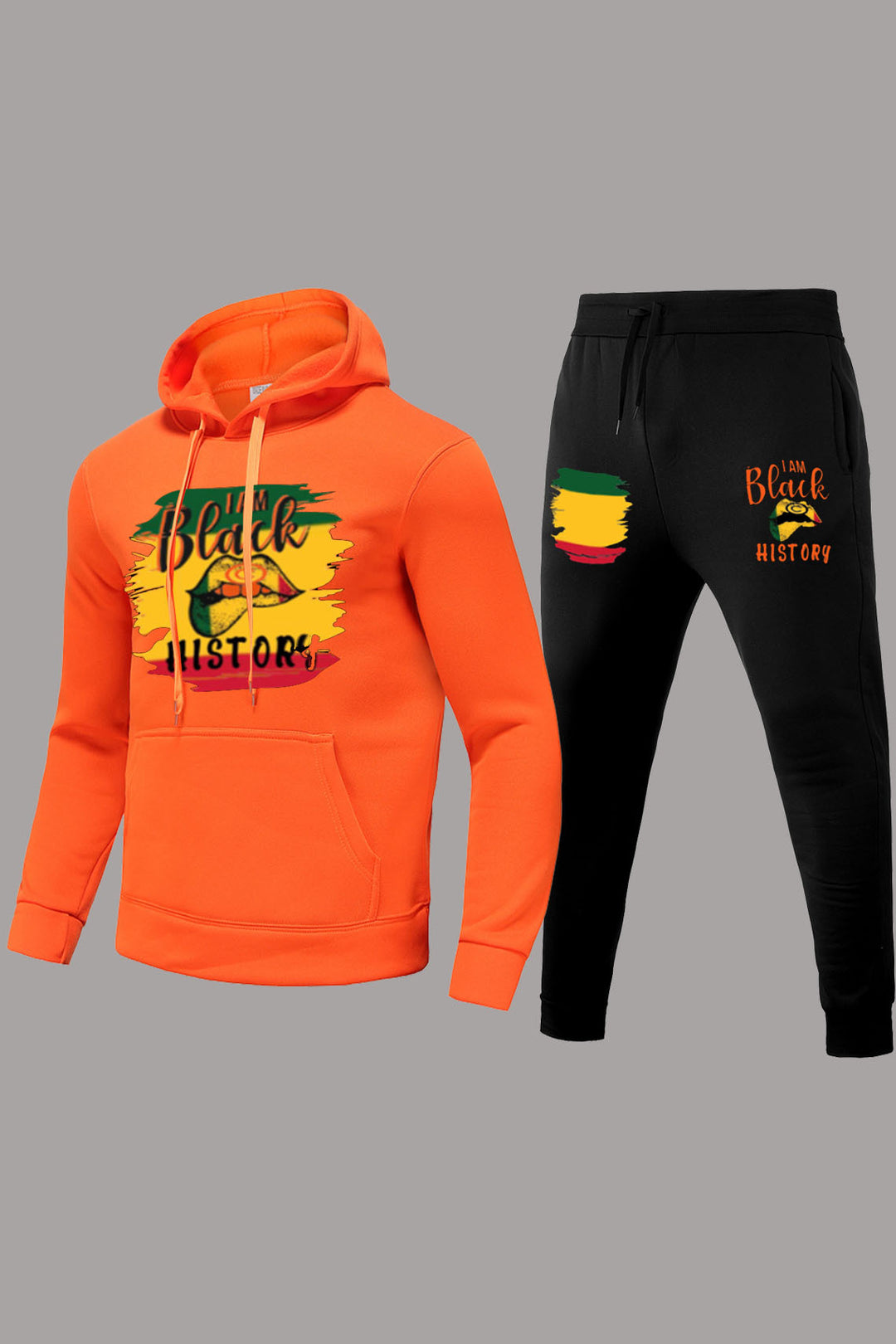 Women's hoodie and jogger pants set with creative statement print Lune London