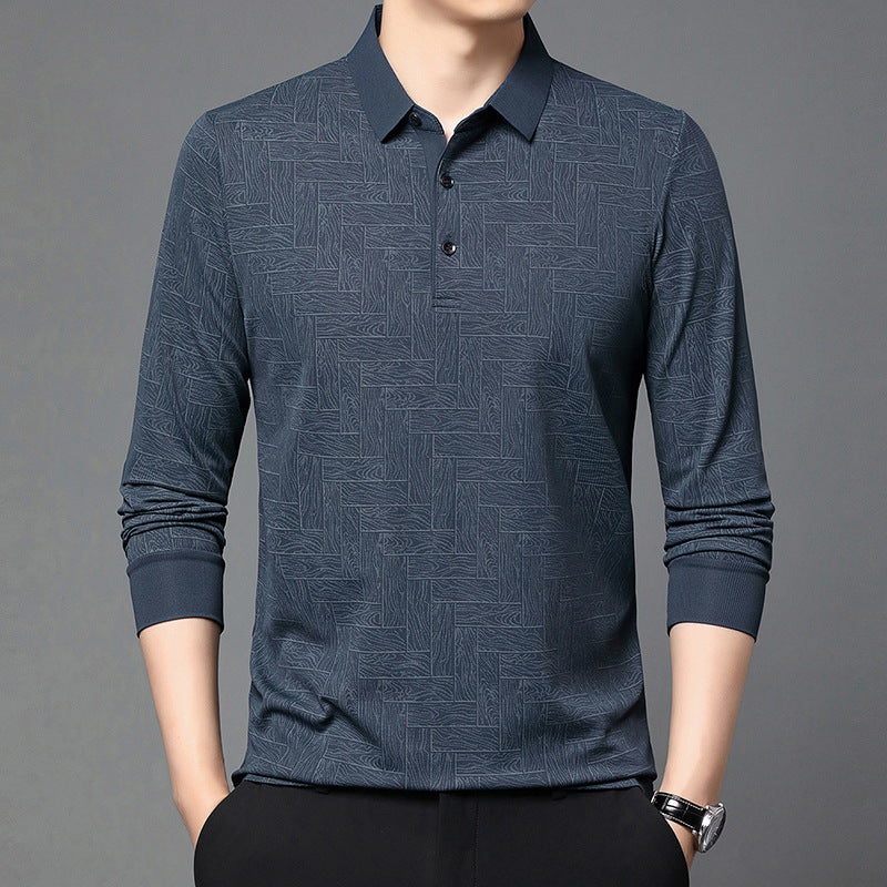 Stylish men's polo shirt with a refined structure design and an elegant button placket Lune London