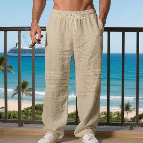 Casual beach pants for men with a relaxed style and practical pockets Lune London