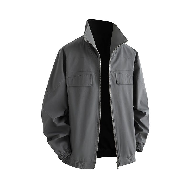 Leisure jacket for men with practical pockets and high collar Lune London