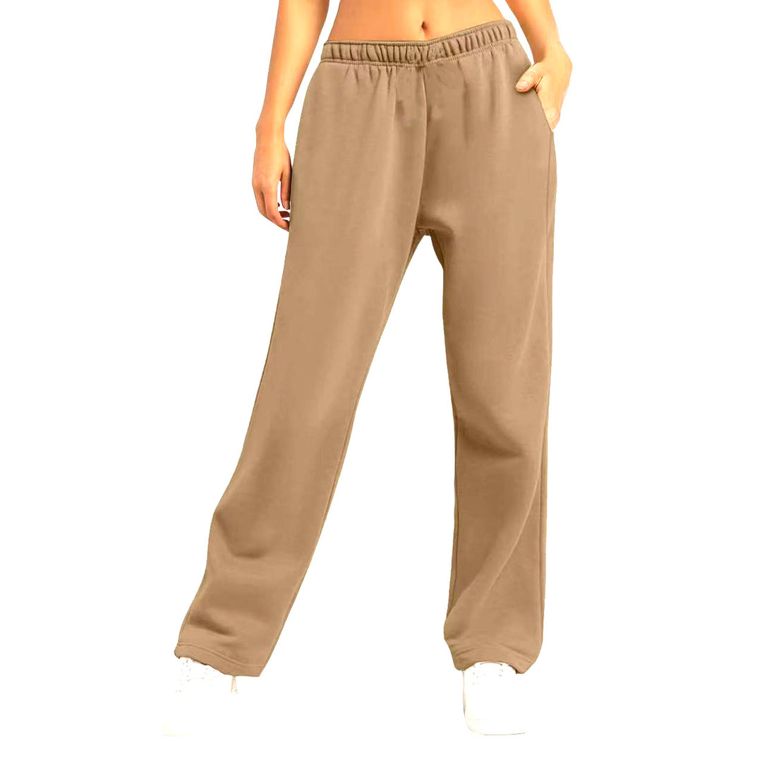 Pantalon décontracté pour femmes avec taille élastique et coupe ample Chic & Stil