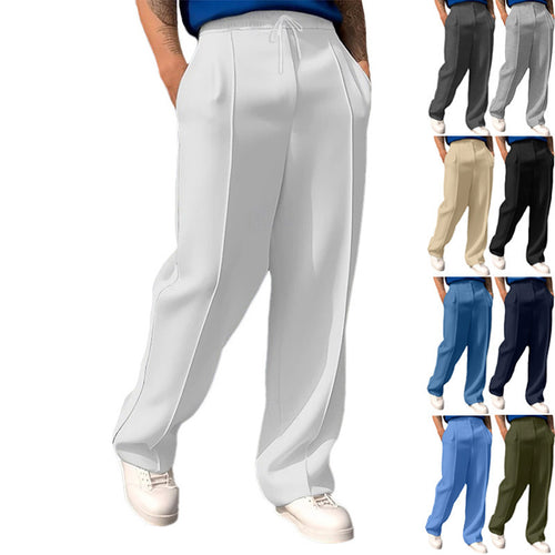 Stylish men's jogger pants with elastic waistband and functional pockets Lune London