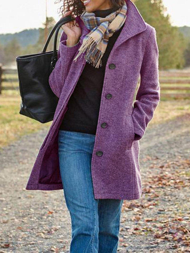 Women's Fashionable Wool Coat Lune London