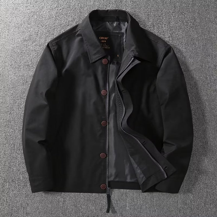 Fashionable men's transitional jacket with a versatile fit and practical pockets Lune London