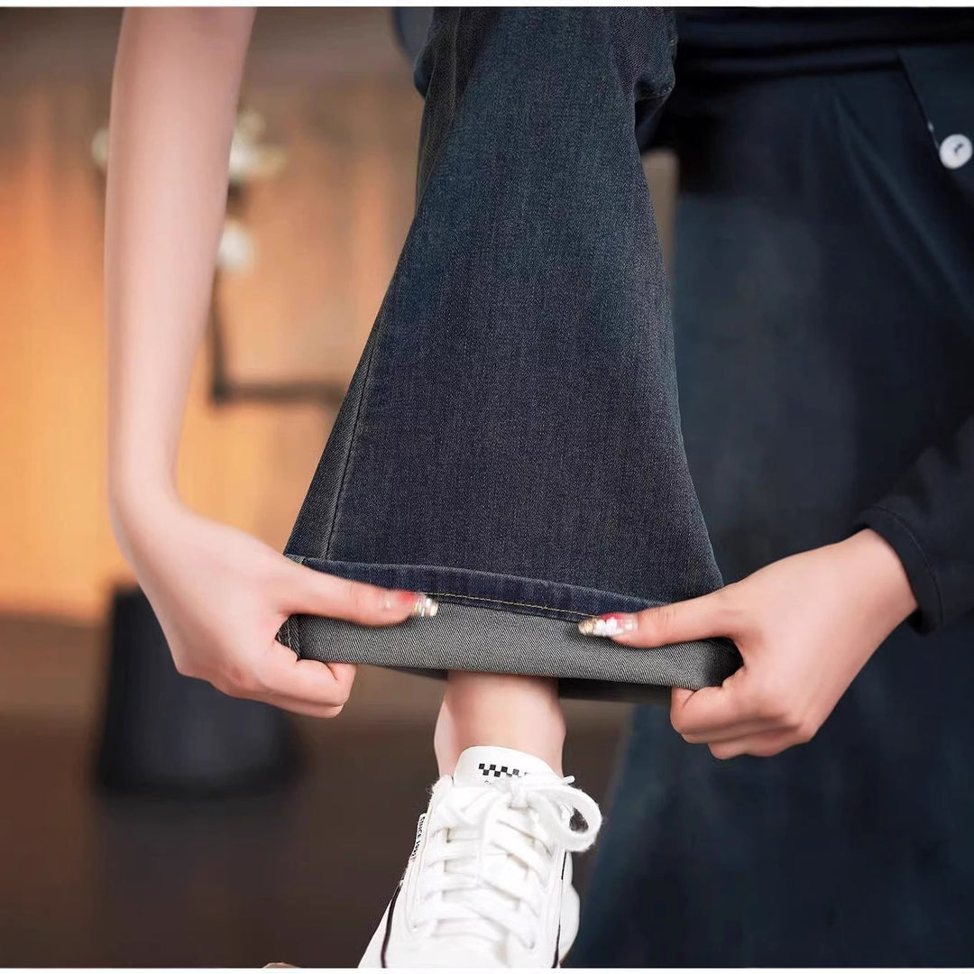 Jeans bootcut taille haute pour femmes avec coupe élégante Chic & Stil