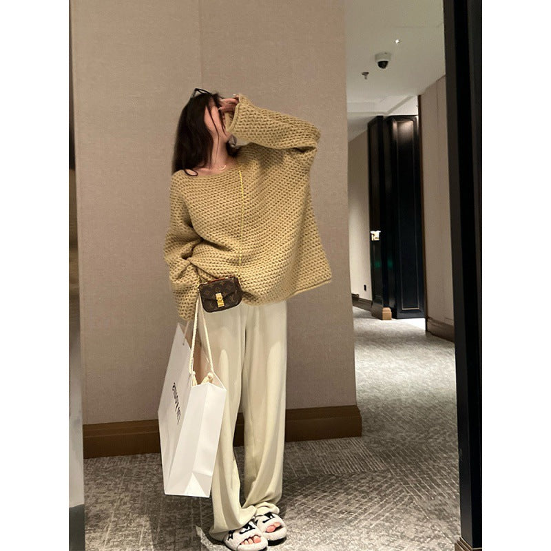Pullover surdimensionné et confortable pour femmes en tricot épais Chic & Stil
