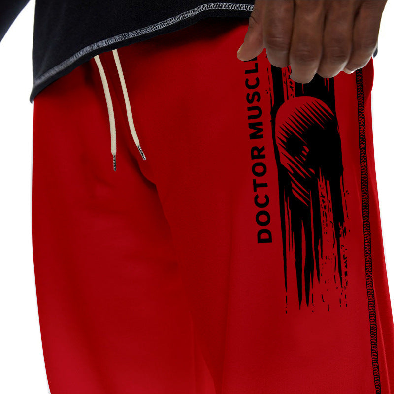 Casual sports pants for men with side stripes Lune London