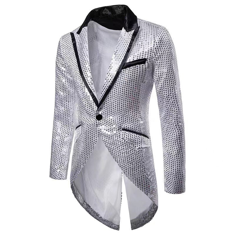 Elegant and shiny men's blazer with a chic cut Lune London