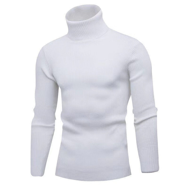 Men's High-Quality Turtleneck Sweater Made Of Fine Ribbed Structure Lune London