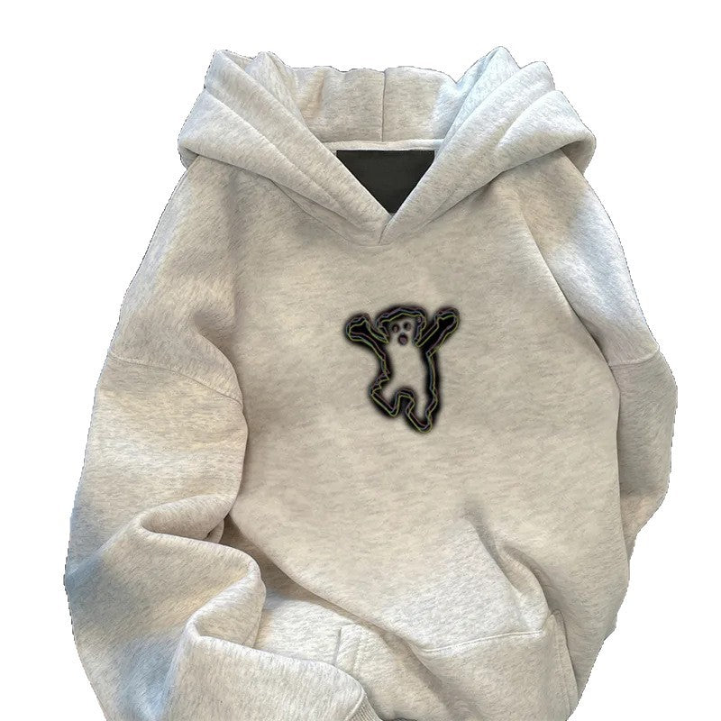 Sweat à capuche pour femmes avec motif d'ours créatif Chic & Stil