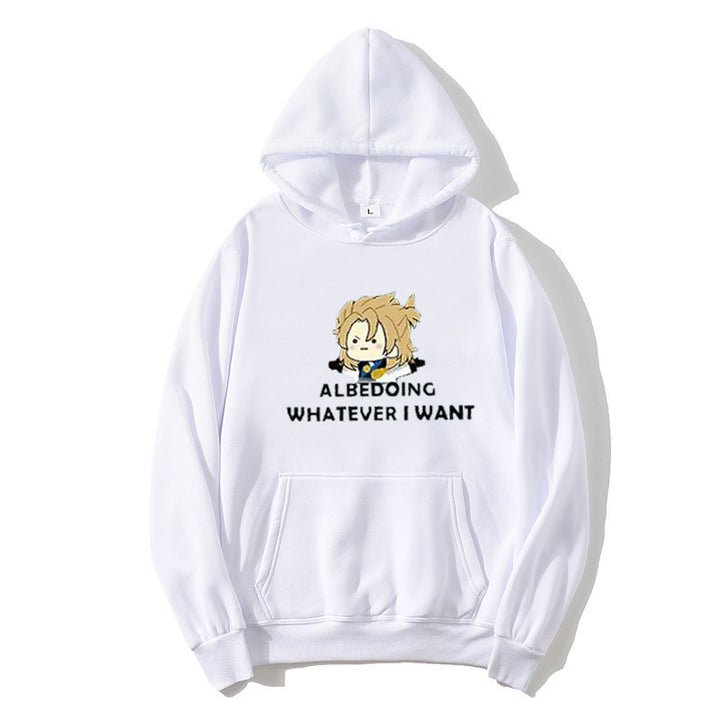 Women’s hoodie with artistic graphic design and motivating lettering Chic & Stil