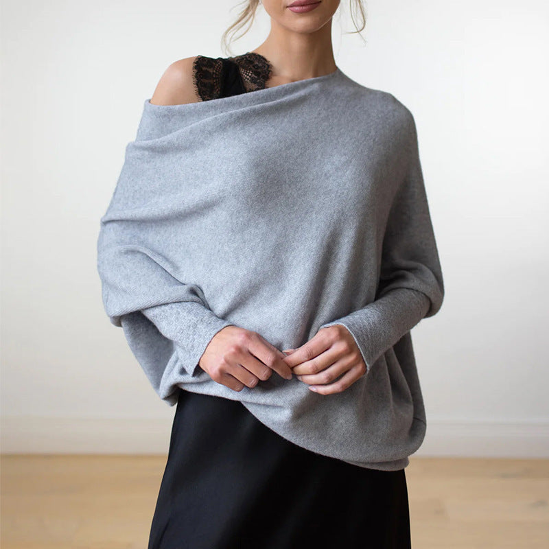 Women Oversized Casual Knit Sweater Lune London