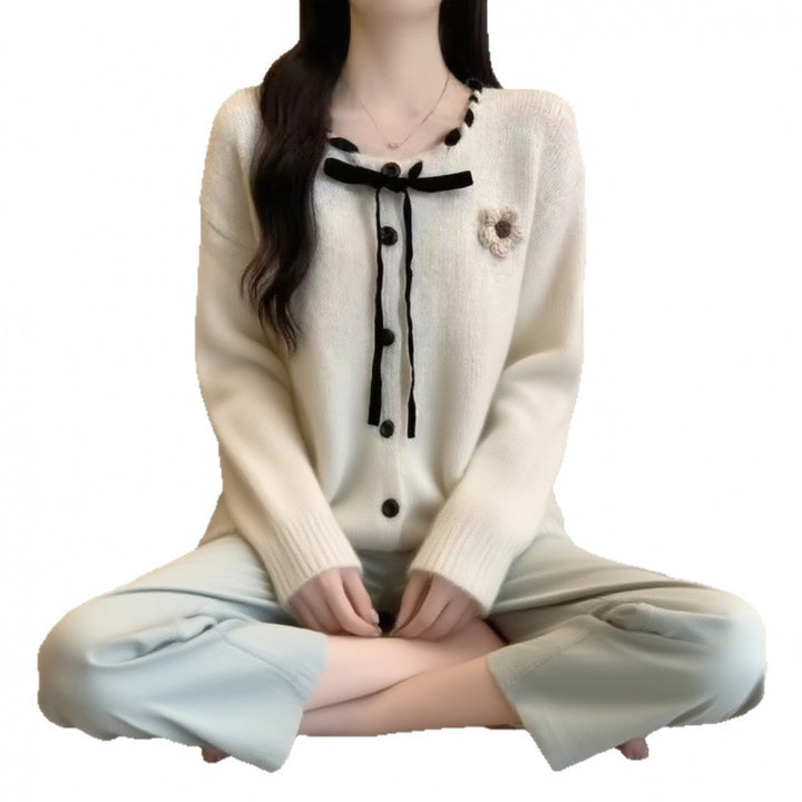 Gilet Femme Douillet avec Col Tendance et Détails de Bouton Chic & Stil