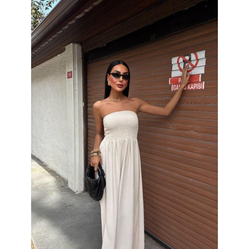 Lune London Strapless Maxi Dress