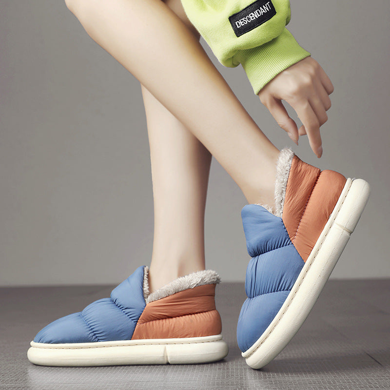 Women's warm slippers with soft lining Lune London