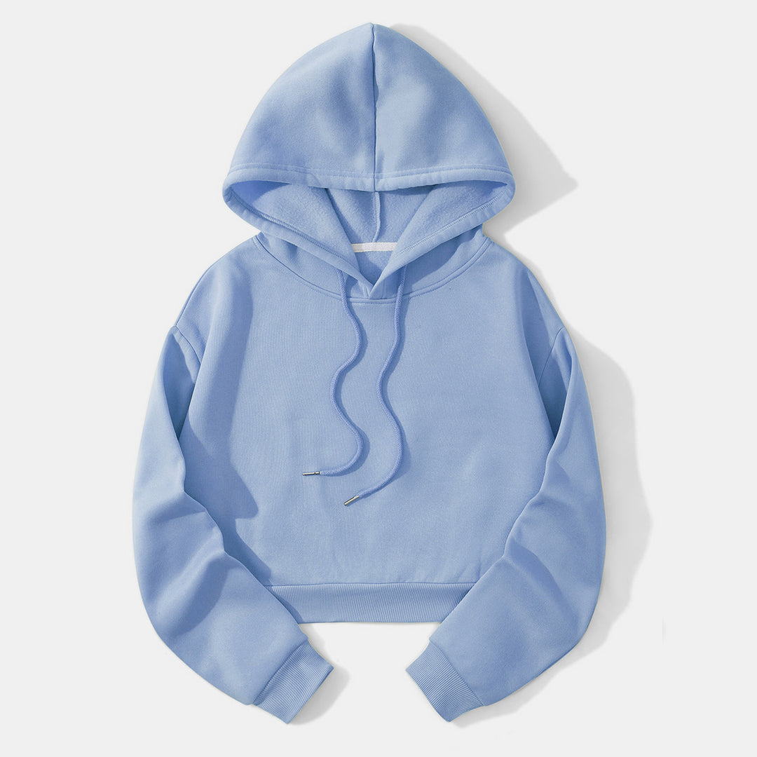 Lune London Casual Cropped Hoodie for Women