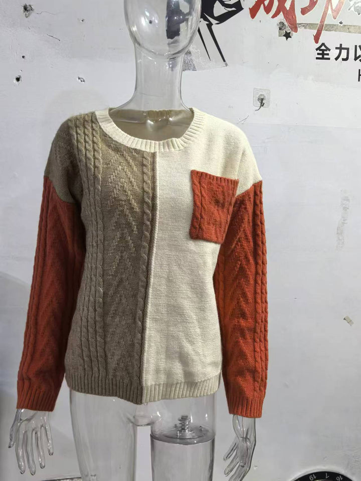 Casual knit sweater for women with asymmetrical design Lune London
