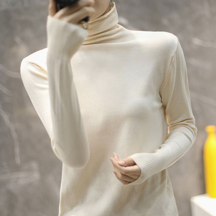 Pull col roulé de haute qualité pour femmes Chic & Stil
