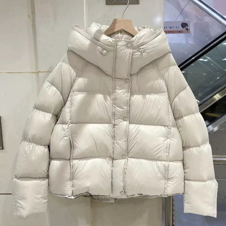Women's down jacket with hood Lune London