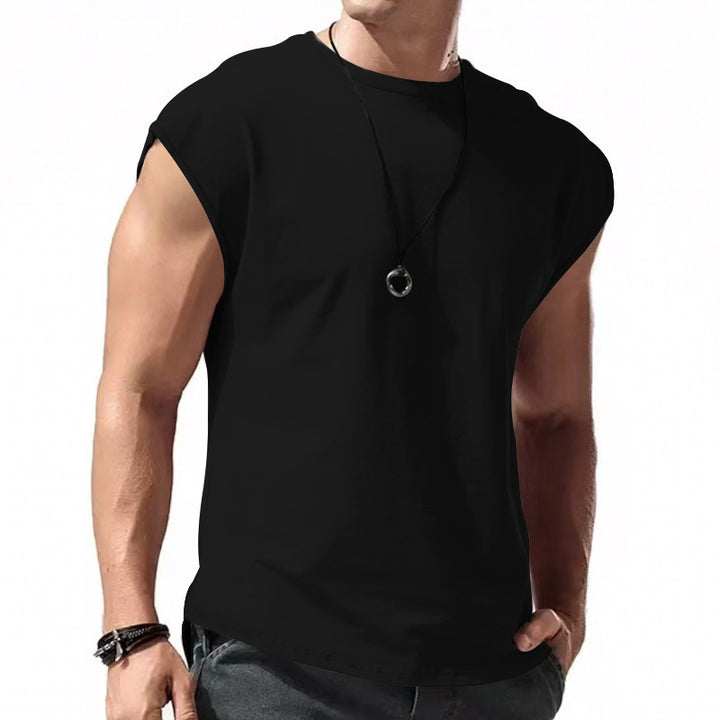Men's fitted muscle shirt with shoulder pads Lune London