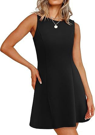 Sleeveless A-line dress for women with timeless cut Lune London